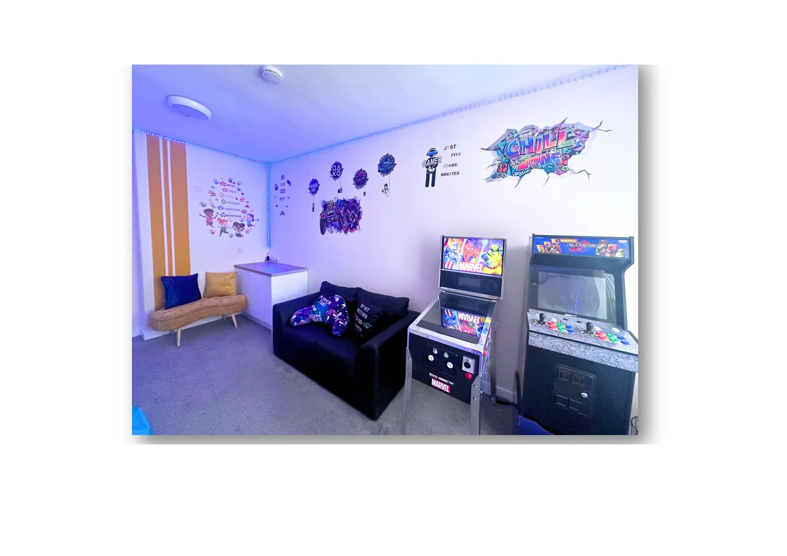 Games and activity room at Palm House